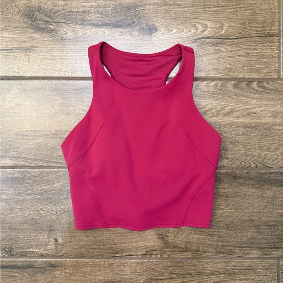 Lululemon Invigorate/Wunder Train PomegranateTank, Size 8 - Picture 2 of 4